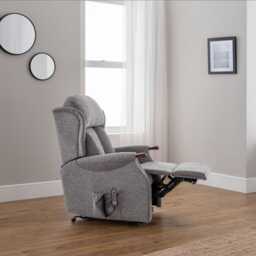 Celebrity Canterbury Power Recliner Fabric Armchair, Iona Haze - thumbnail 3