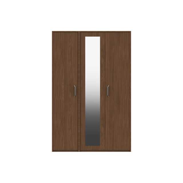 Casa Rome Triple Wardrobe with Mirror - image 1