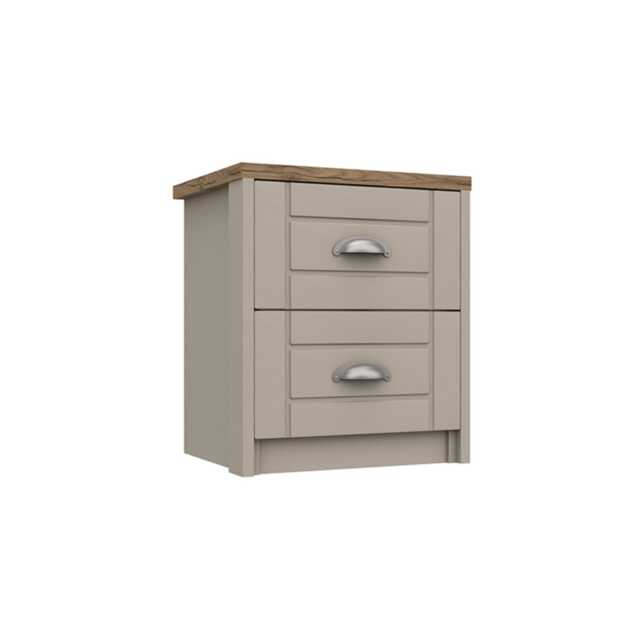 Casa Valencia 2 Drawer Bedside Cabinet - image 1