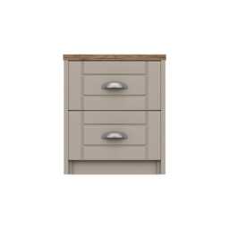 Casa Valencia 2 Drawer Bedside Cabinet - thumbnail 2