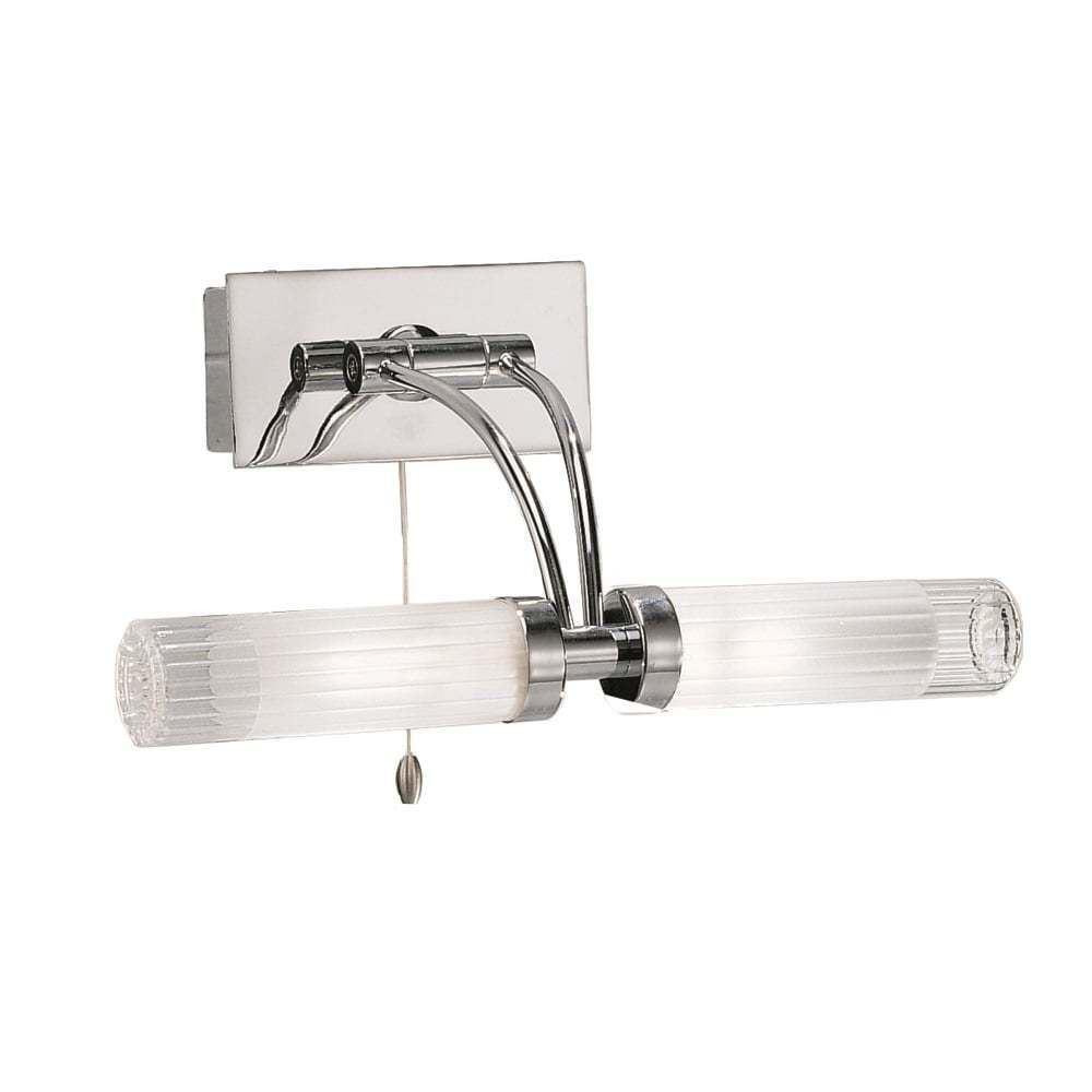 W536 Chrome Bathroom Wall Light with Adjustable Arm