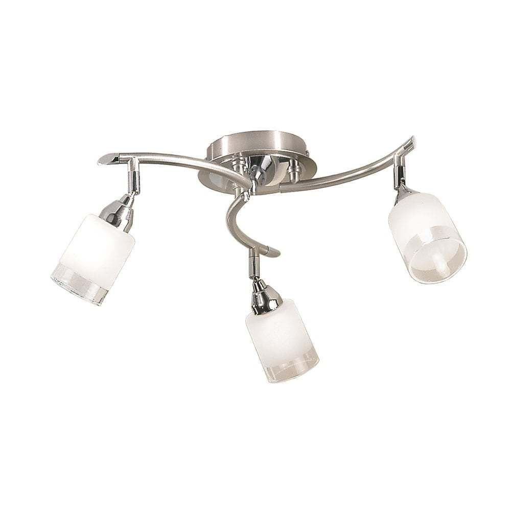D40023 3 Light Silver Decorative Spotlight