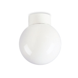 Firstlight Opal Glass Sphere 1090WH Small Ceiling Light