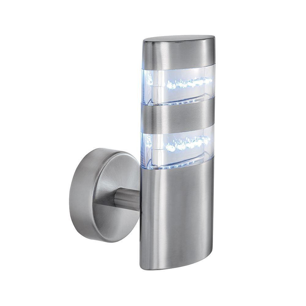 Searchlight 5308 Chrome LED Outdoor Wall Light - IP44