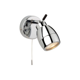 Firstlight 9501CH Marine Chrome 1 Light Bathroom Wall Spotlight