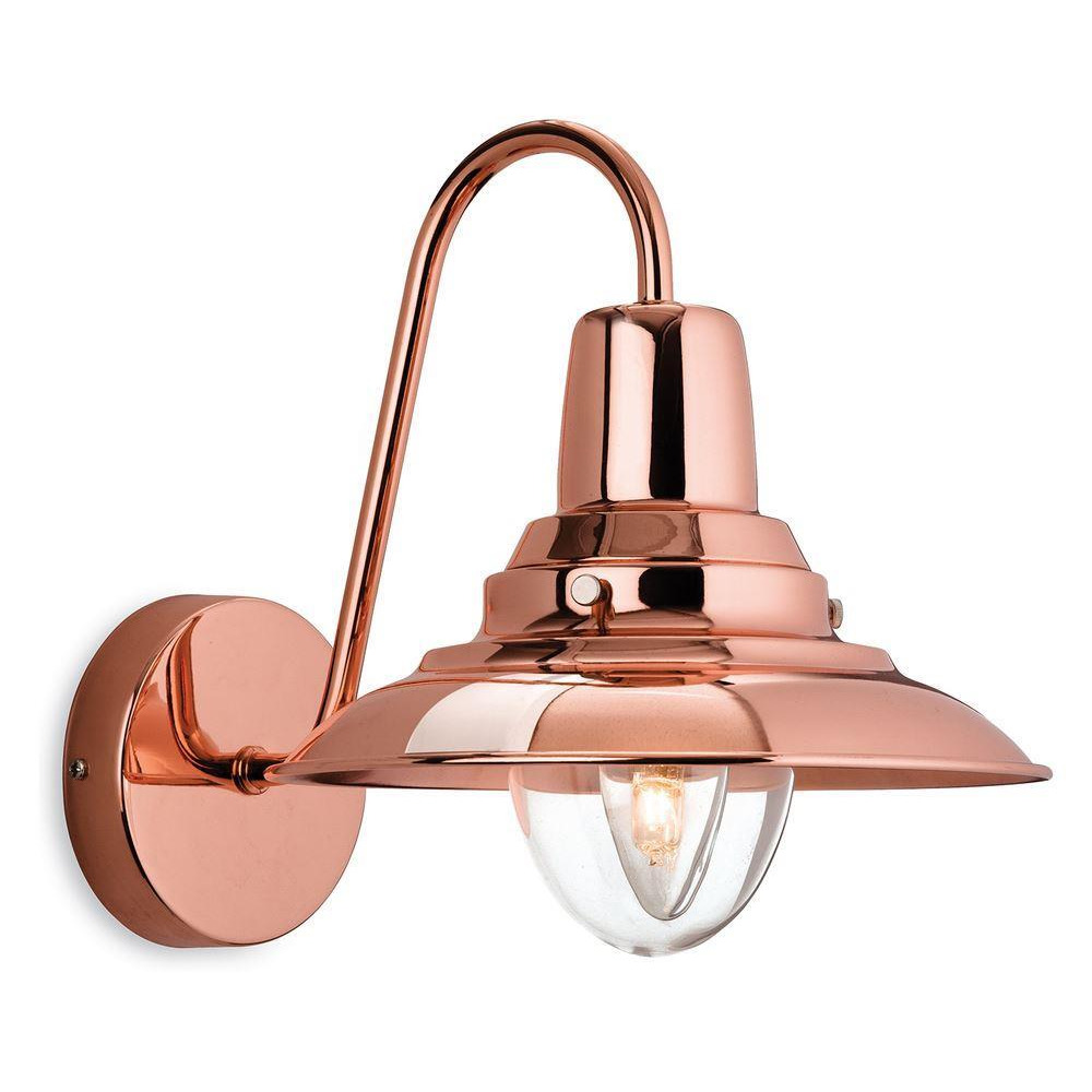 Firstlight 8686CP Fisherman 1 Light Wall Lantern in Copper Finish