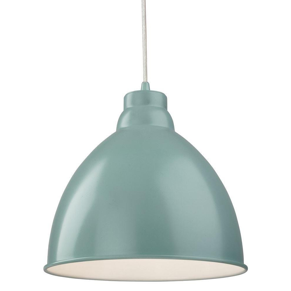 Firstlight 2311PB Union 1 Light Dome Ceiling Pendant in Pale Blue