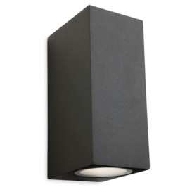 Firstlight 2332GP Capital LED 2 Light Outdoor Up / Down Wall Light in Graphite