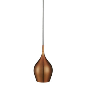 Searchlight 6461-12CU Copper Vibrant Metal Ceiling Pendant Light