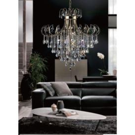 Diyas IL32058 Rosina Ceiling Pendant Light in French Gold Finish