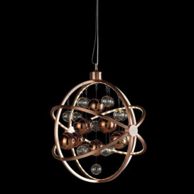 Endon MUNI-CO Muni LED Ceiling Pendant Light in Copper Finish