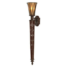 FE/TRIOMPHE Triomphe 1 Light Firenze Gold Torchiere Wall Light
