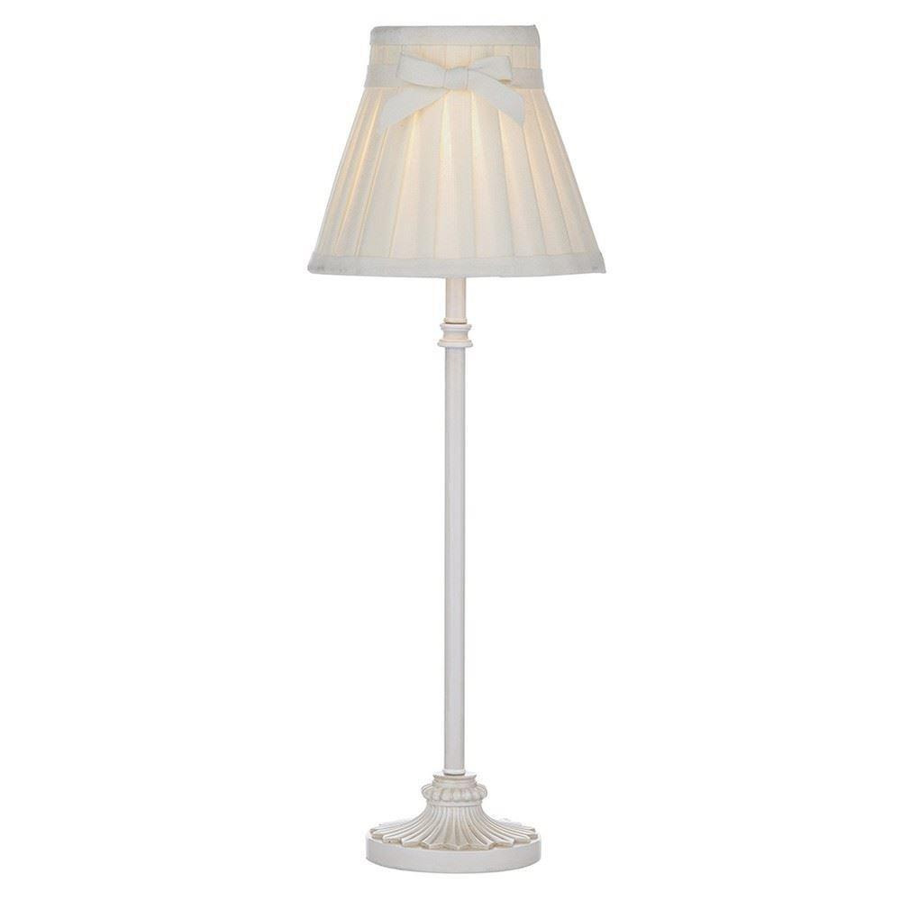 Dar JUD4133/X Judy Table Lamp With Cream Linen Shade