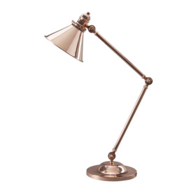 PV/TL CPR Provence Table Lamp In Polished Copper