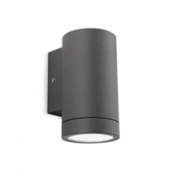 Firstlight 5937GP Shelby LED 1 Light Wall Light In Graphite Aluminium