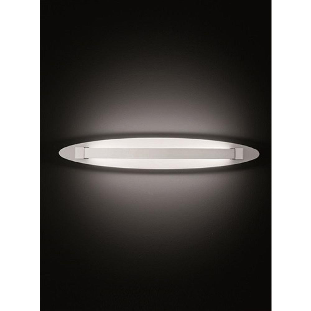 W064 1 Light Small LED Wall Light In Ivory - Width: 450mm