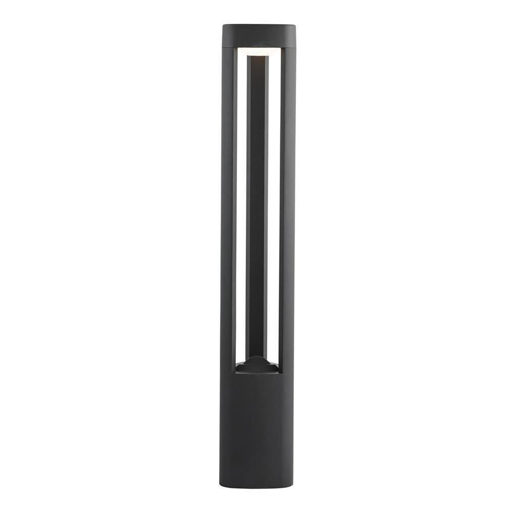 Searchlight 1005-500GY LED Outdoor Post Light With Clear Diffuser In Grey - Height: 500mm