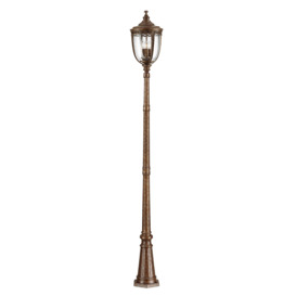 Elstead FE-EB5-L-BRB English Bridle 3 Light Large Lamp Post Light In British Bronze
