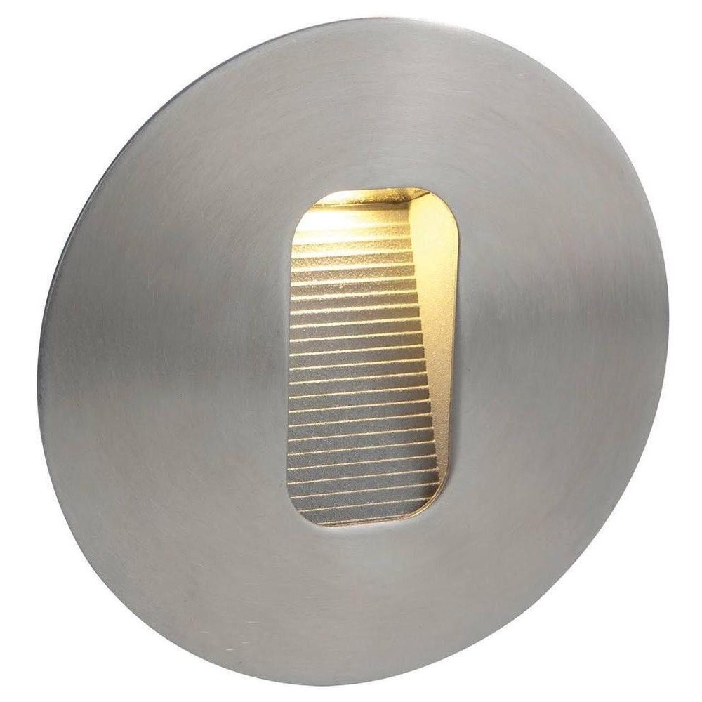 Firstlight 3419ST LED Wall And Step Circle Light In Stainless Steel