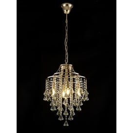 Diyas IL32771 Inina 4 Light Ceiling Pendant In French Gold