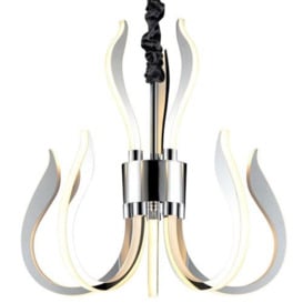 Mantra M5563 Versailles LED Upwards Pendant In Chrome - Dia: 540mm