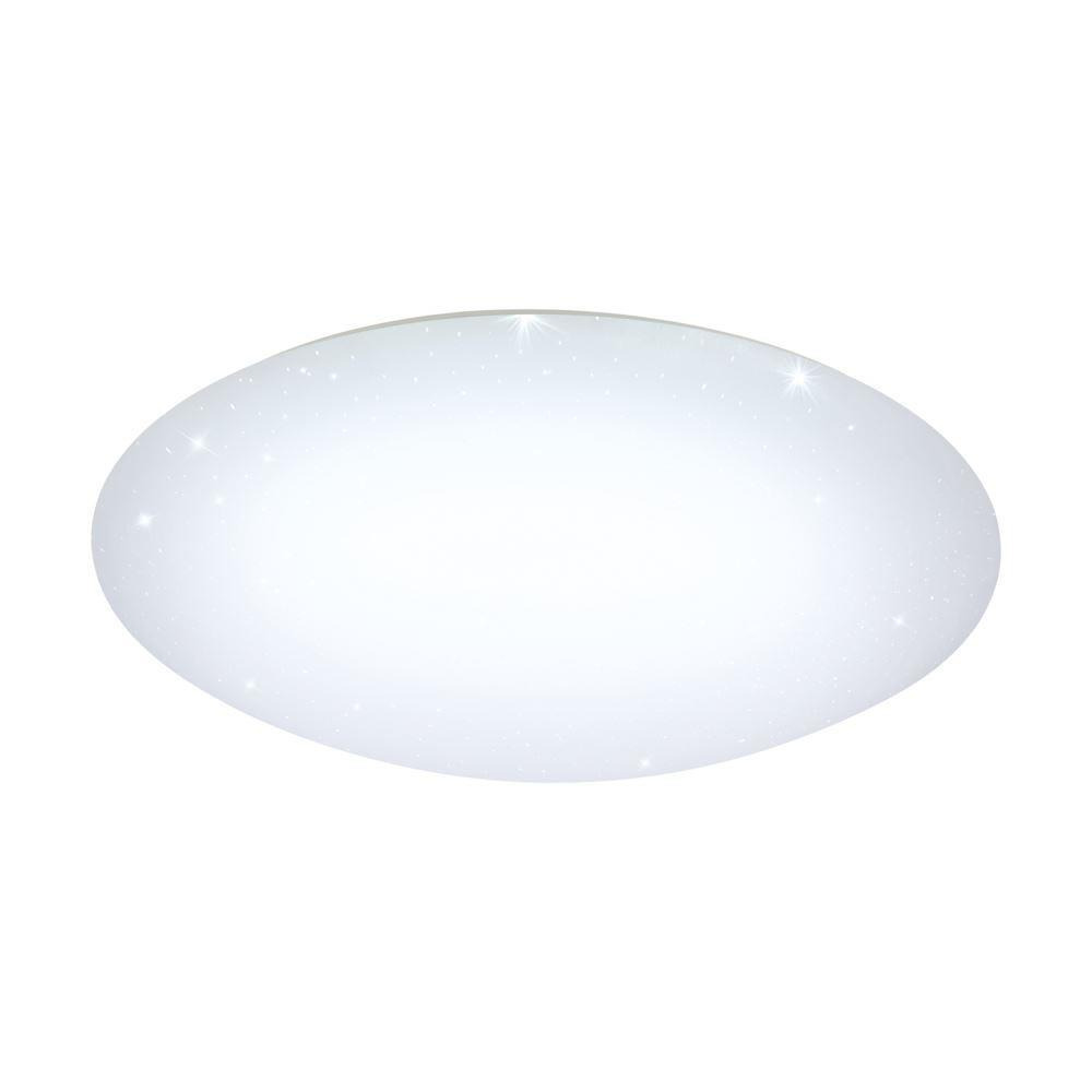 Eglo 97922 Totari-C LED Flush Ceiling Light In White And Crystal Effect