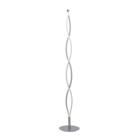 Mantra M4861 Sahara LED Dimmable Floor Lamp In Silver And Chrome