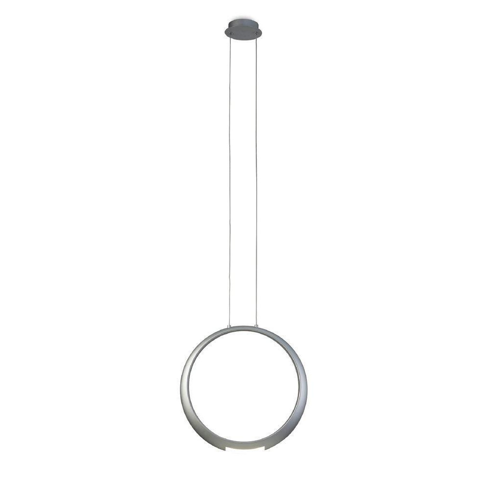 Mantra M6172 Ring LED Ceiling Pendant Light in Silver