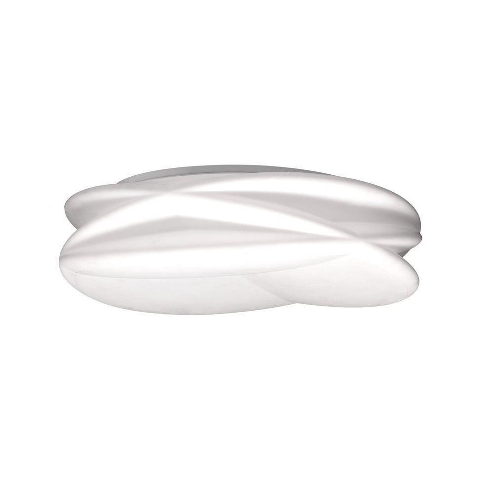 Mantra M5955 Lascas LED Tuneable Large Flush Ceiling Light In White - Dia: 700mm