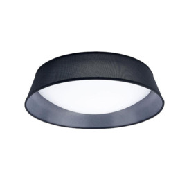 Mantra M4966E Nordica LED Large Ceiling Light In Black And White - Dia: 600mm