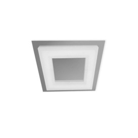 Mantra M8233 Marcel Bathroom Square LED Flush Ceiling Light In Chrome
