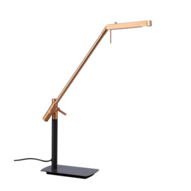 Mantra M4951 Phuket LED Table Lamp In Copper