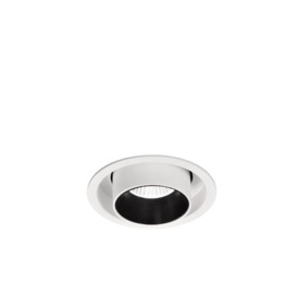 Mantra M6401 Garda LED Swivel 4000K Spotlight In Matt White And Black - Cut Out: 75mm