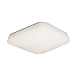 Mantra M3765 Quatro Large LED Ceiling/Wall Light In White - Length: 500mm