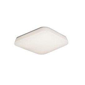 Mantra M3767 Quatro Small LED Ceiling/Wall Light In White - Length: 250mm