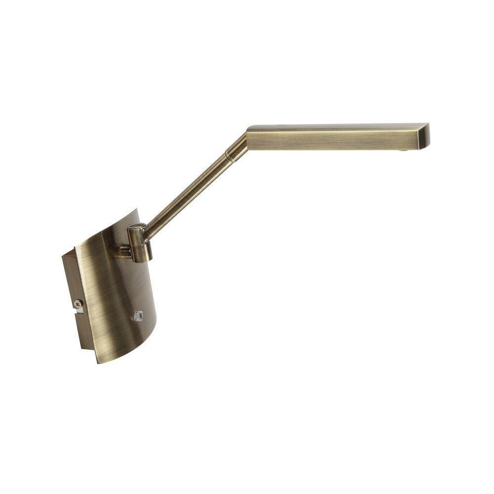 Mantra M4953 Phuket LED Wall Light In Antique Brass