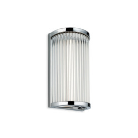 Firstlight 3705CH Jewel LED Bathroom Wall Light In Chrome With Clear Glass Rods - H: 250mm