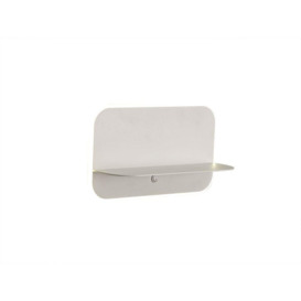 Mantra M6875 Lanzarote Wall Light With Shelf And USB Socket In Matt White
