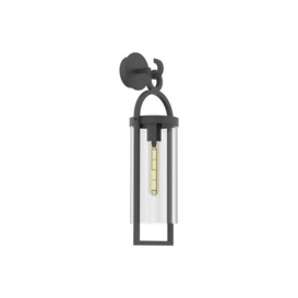 Mantra M6552 Maya 1 Light Outdoor Wall Light In Anthracite - H: 585mm