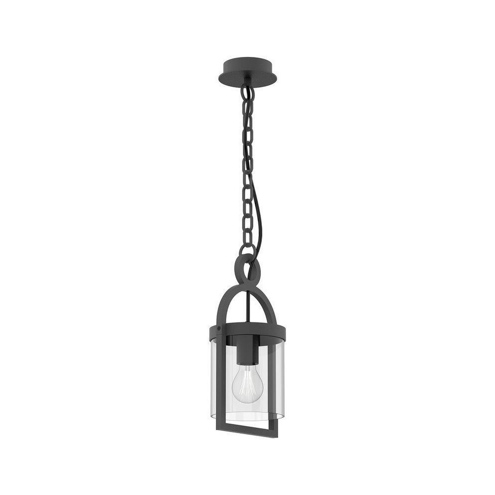 Mantra M6555 Maya 1 Light Outdoor Ceiling Pendant Light In Anthracite