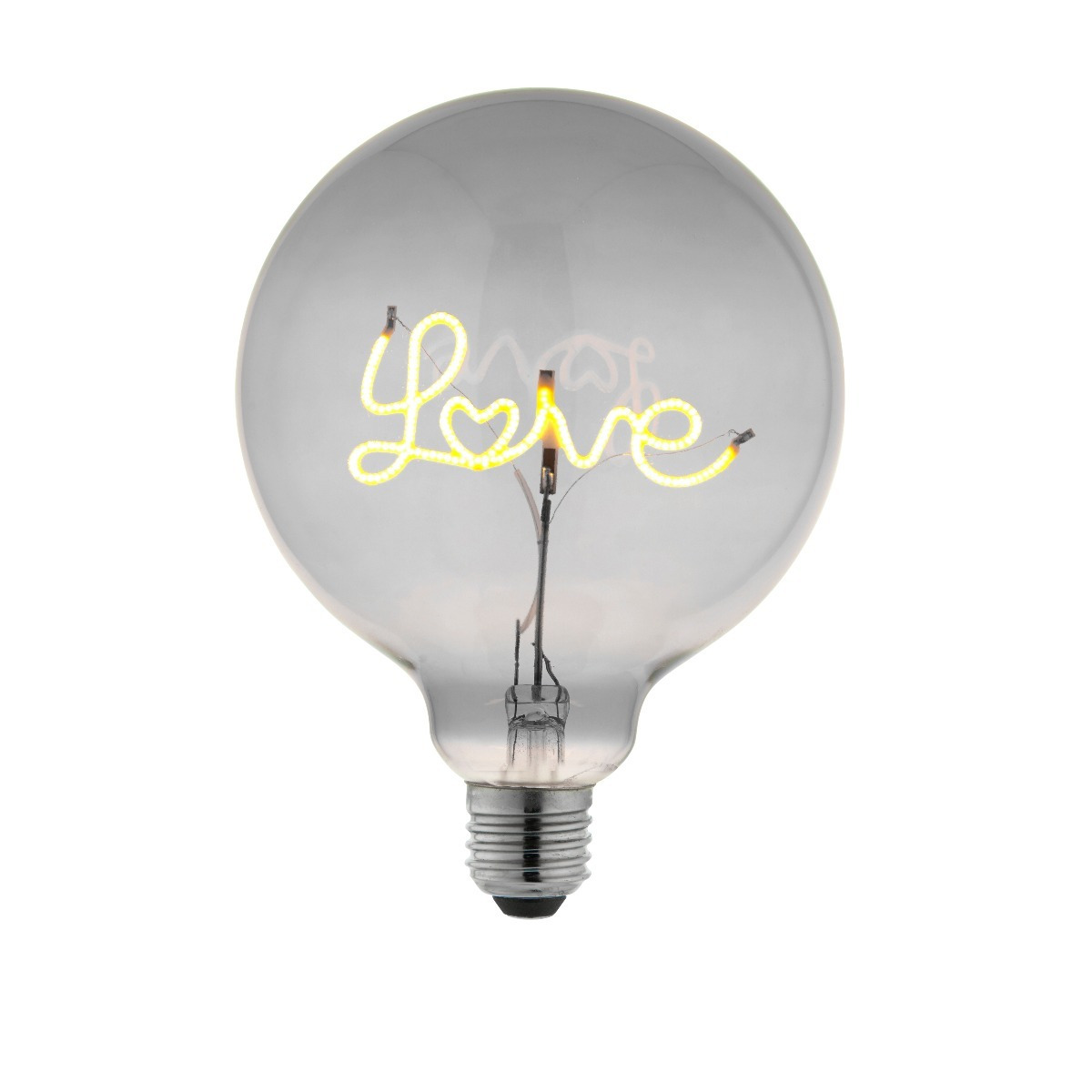 Endon Lighting 94504 Love Up Edison Screw Smokey LED Filament Lamp