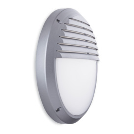 Firstlight 2834SI Luca Outdoor LED Wall Light In Silver IP65