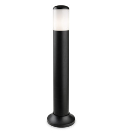 Firstlight 2814BK Luna Outdoor Post Lantern In Black Resin IP54