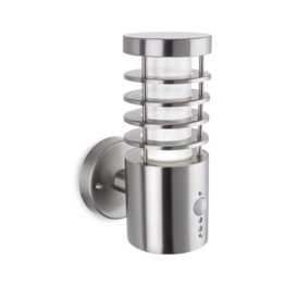 Firstlight 2828ST PIR Tamar LED Outdoor Wall Light In Stainless Steel IP44