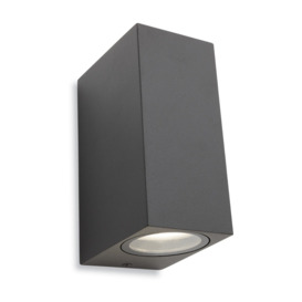 Firstlight 2820GP Dune Outdoor Up And Down Wall Spotlight In Graphite Finish IP44