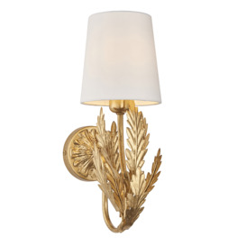 Endon Delphine 95040 Wall Light in Gold Paint