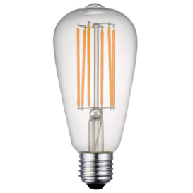 Dar Rustic Filament 7 watt Edison Screw LED Lamp Warm White 750 Lumens