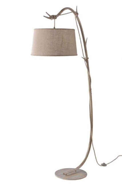Mantra M6182 Sabina 1 Light Floor Light In Imitation Wood