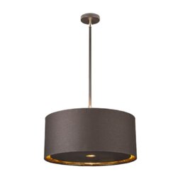 BALANCE/P BRPB Balance Ceiling Pendant Light In Brown And Polished Brass