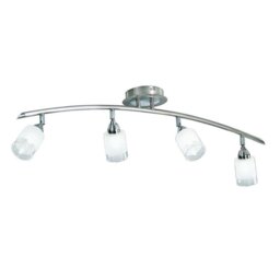 Franklite Campani DP40024 4 Light Silver Decorative Spotlight